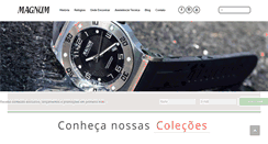 Desktop Screenshot of magnumrelogios.com.br