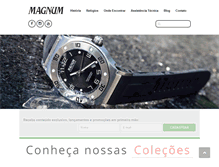 Tablet Screenshot of magnumrelogios.com.br